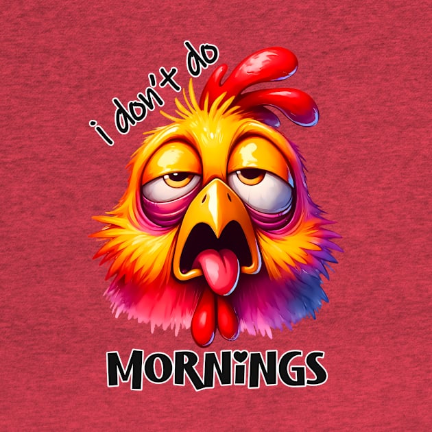 I don't do mornings funny chicken by Fun Planet